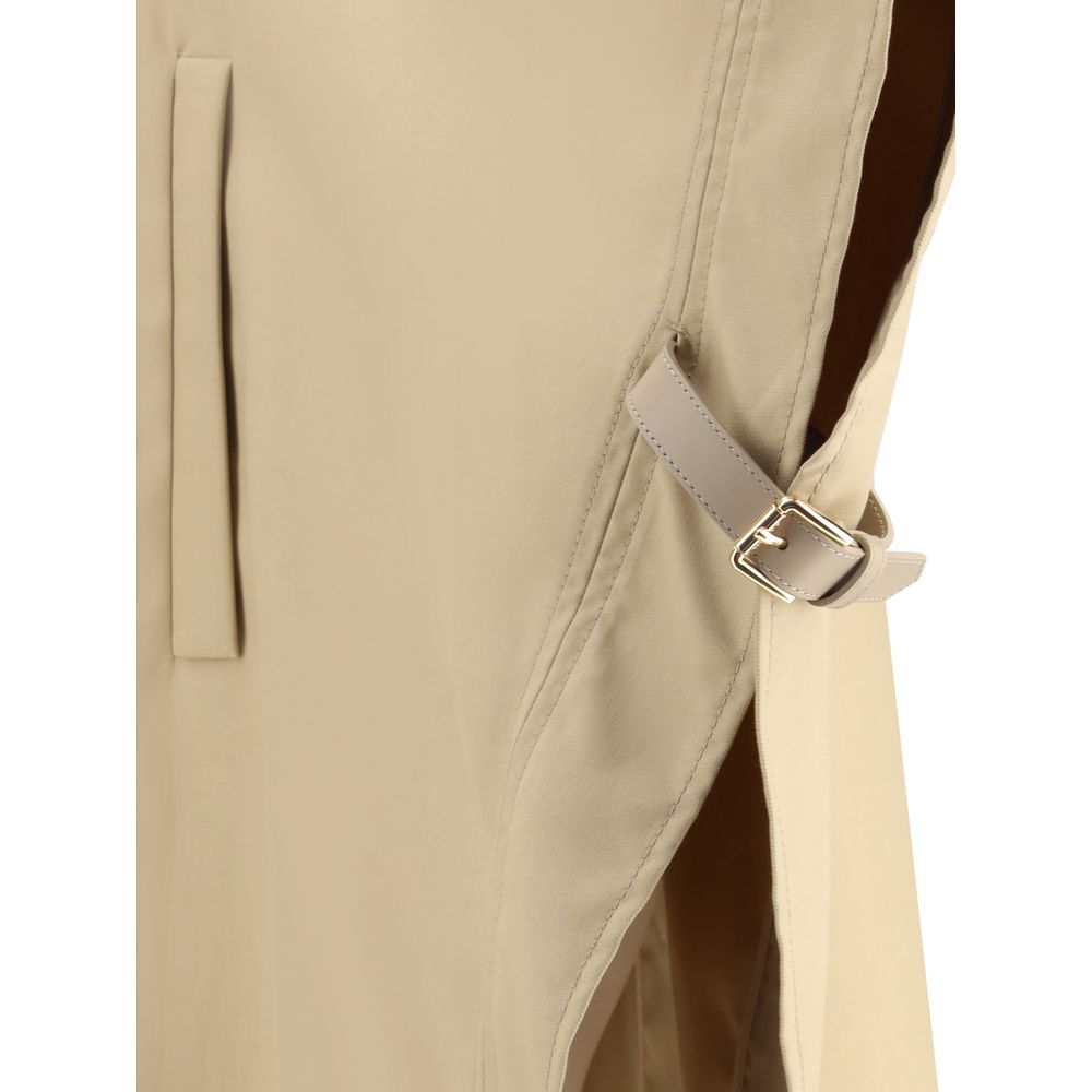 Max Mara Beige Cotton Coat Max Mara