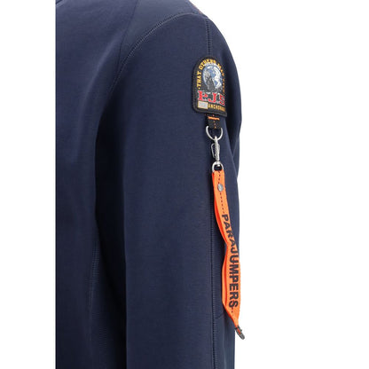 Parajumpers Blue Cotton Sweatshirt