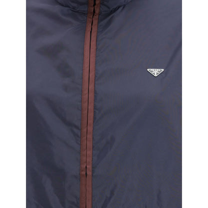 Prada Blue Polyamide Shell Jacket