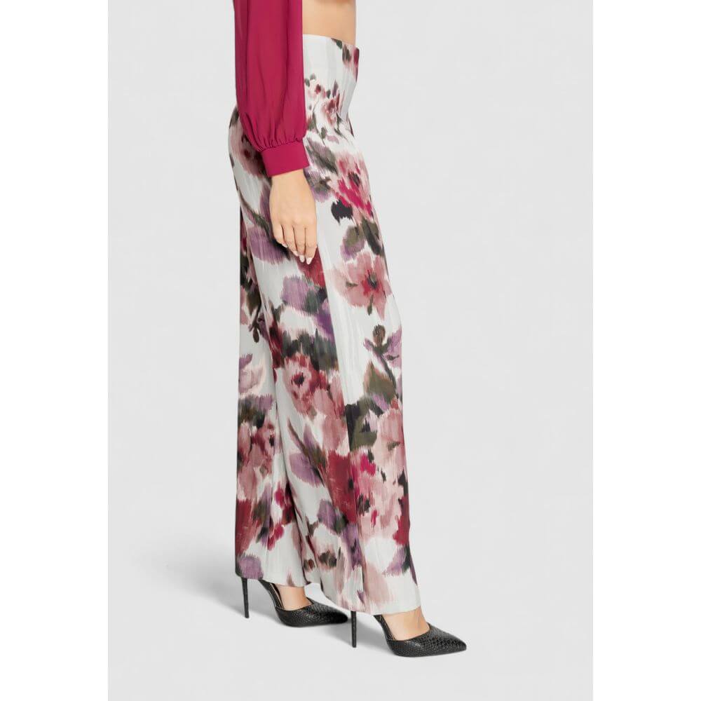 Rinascimento Bordeaux Polyester Casual Pants