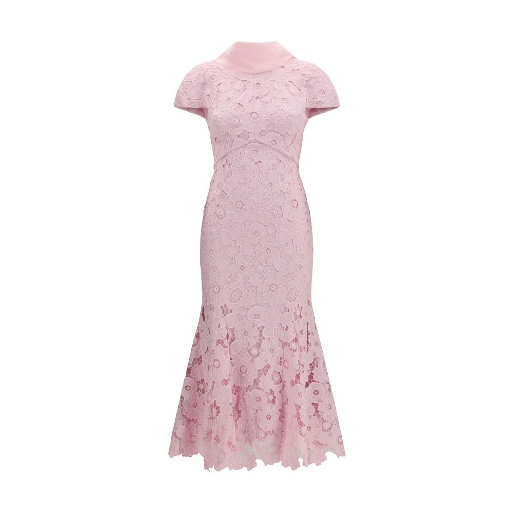 Self-Portrait Multicolor Polyester Cocktail Dress