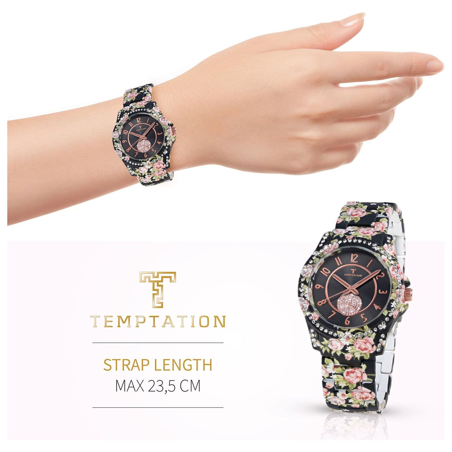 TEMPTATION MOD. TEA-2015-08 Category-Watches,Gender-Men,Gender-Women,Lady Ready Stocked Watches,READY STOCKED WATCHES,Subcategory-WatchesMen,Subcategory-WatchesWomen,Watches for Women - Watches,women >Bags,women>accessorries