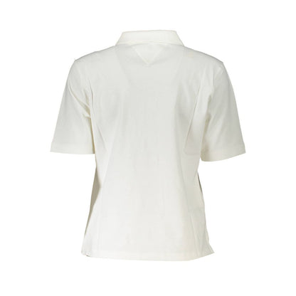 Tommy Hilfiger Bianco Cotton Women Polo Shirt