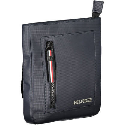 Tommy Hilfiger Navy Polyurethane Men's Shoulder Bag