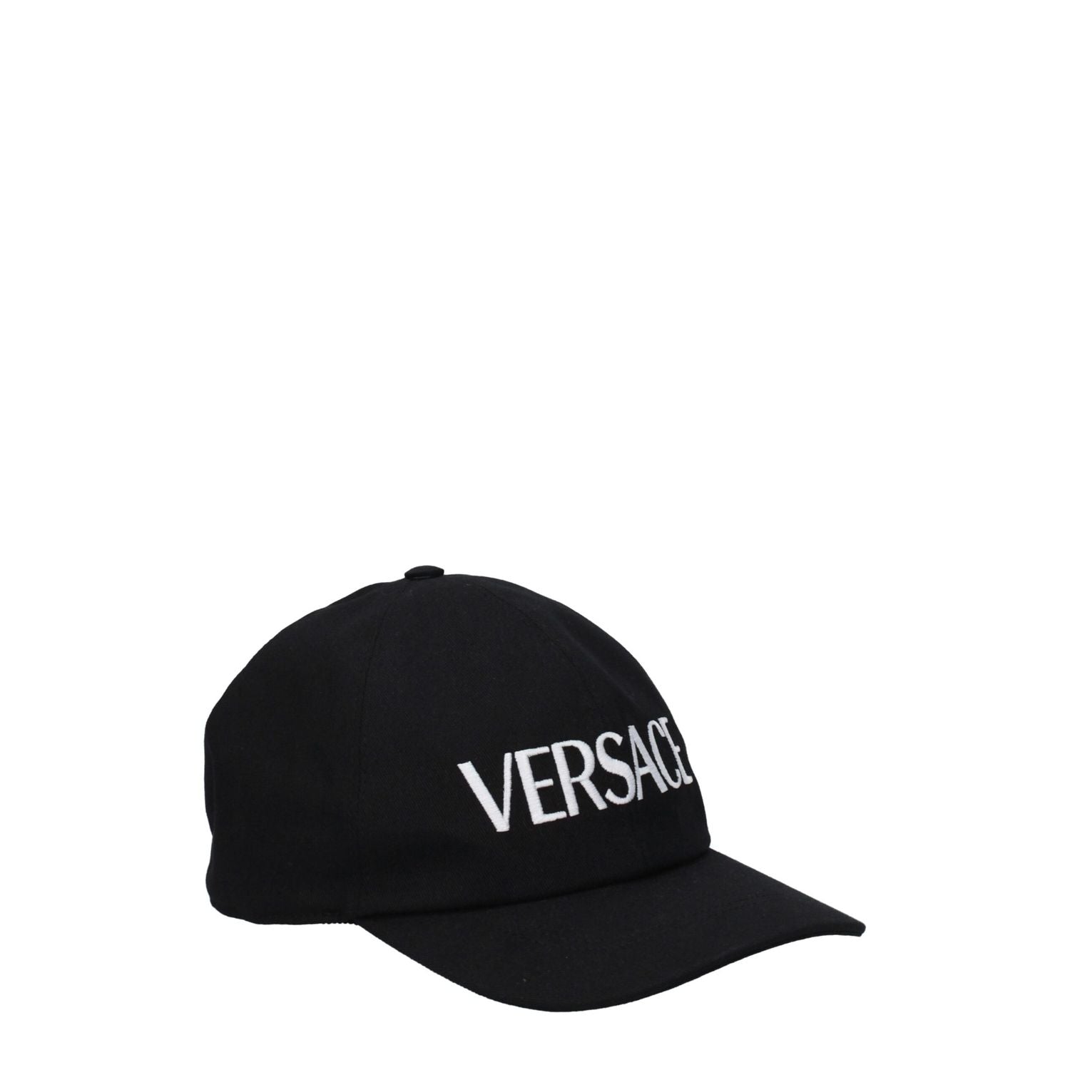 Versace Black Cotton Cap (Baseball Hat)