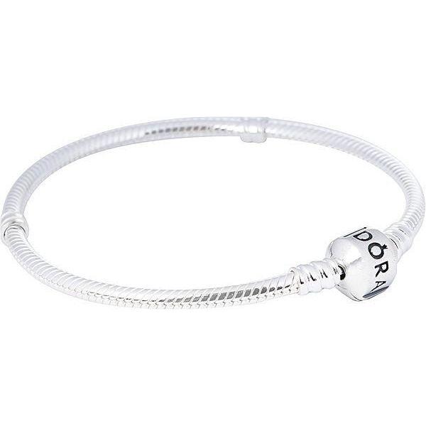 PANDORA MOMENTS COLLECTION Mod. SNAKE CHAIN BRACELET Size 18 PANDORA